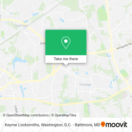 Keyme Locksmiths map