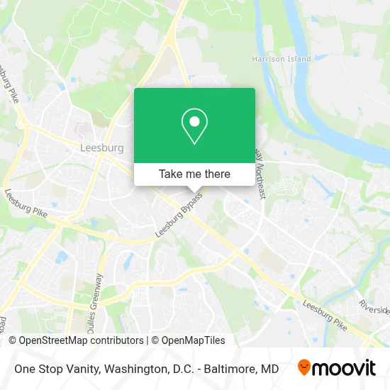 One Stop Vanity map