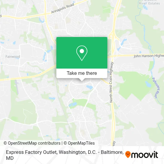 Express Factory Outlet map