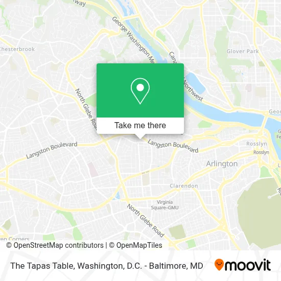 The Tapas Table map