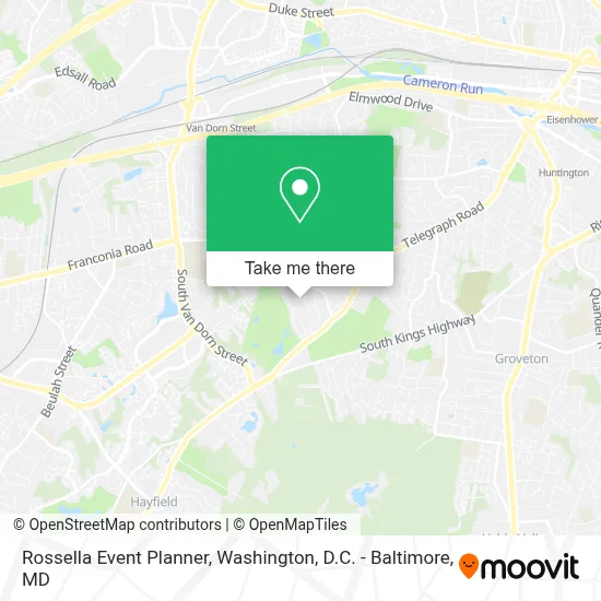 Rossella Event Planner map