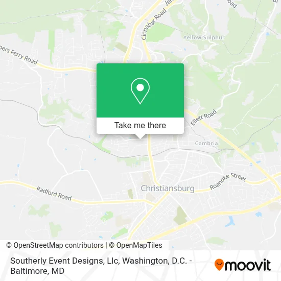 Southerly Event Designs, Llc map