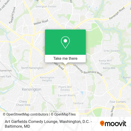 Art Garfields Comedy Lounge map
