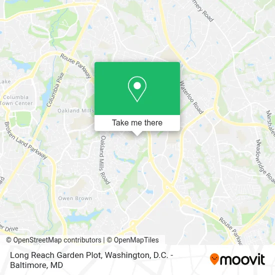 Long Reach Garden Plot map