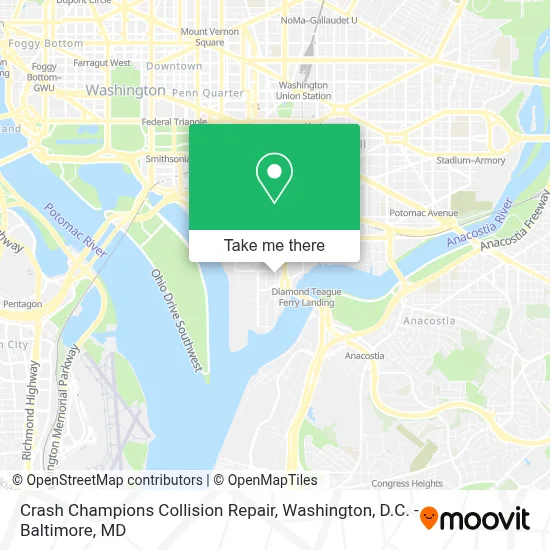 Crash Champions Collision Repair map