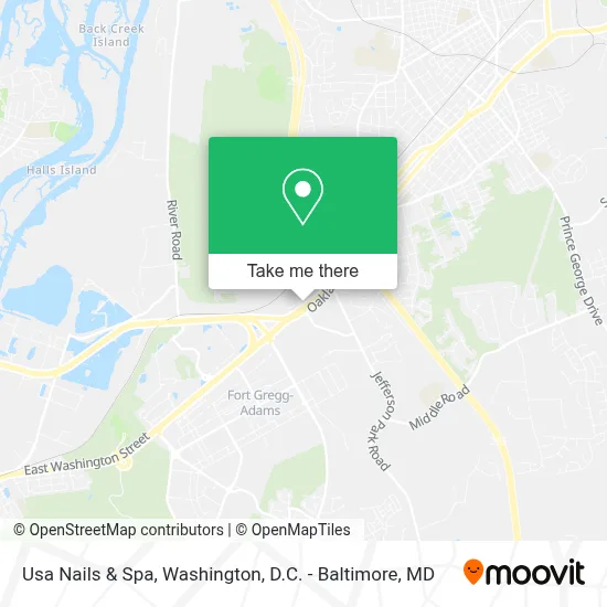 Usa Nails & Spa map
