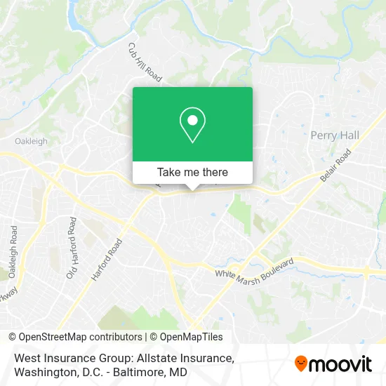 West Insurance Group: Allstate Insurance map
