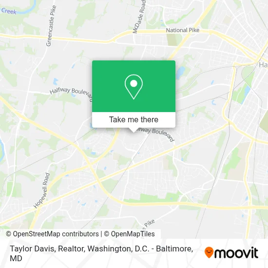 Taylor Davis, Realtor map
