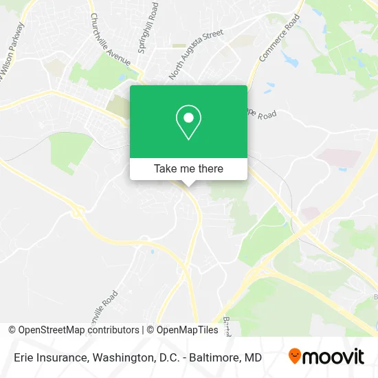 Erie Insurance map