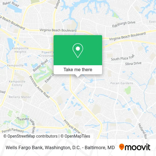 Wells Fargo Bank map