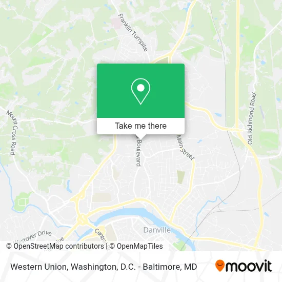 Western Union map
