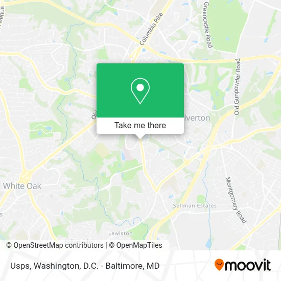 Usps map