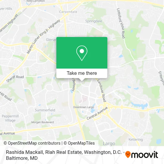 Rashida Mackall, Rlah Real Estate map