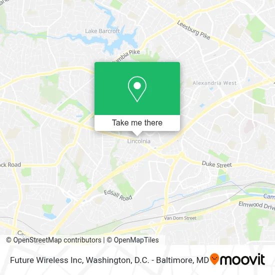 Future Wireless Inc map
