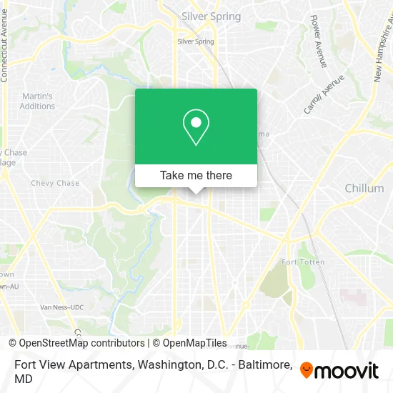 Fort View Apartments map
