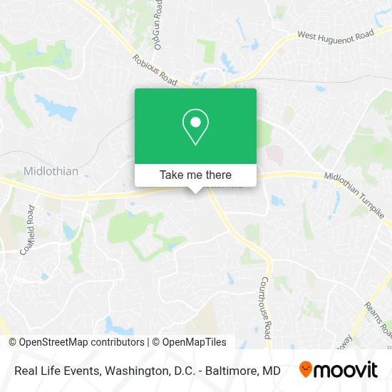 Real Life Events map