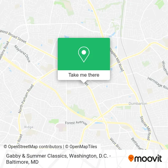 Gabby & Summer Classics map