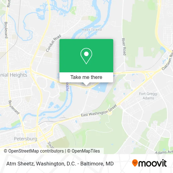 Atm Sheetz map