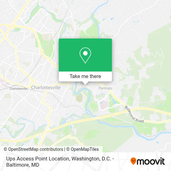 Ups Access Point Location map