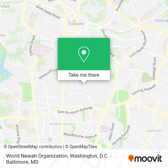 World Newah Organization map