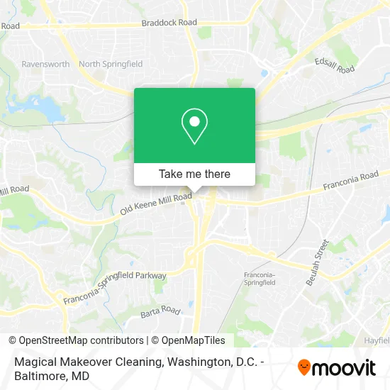 Magical Makeover Cleaning map