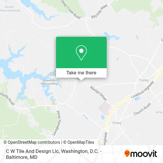 C W Tile And Design Llc map