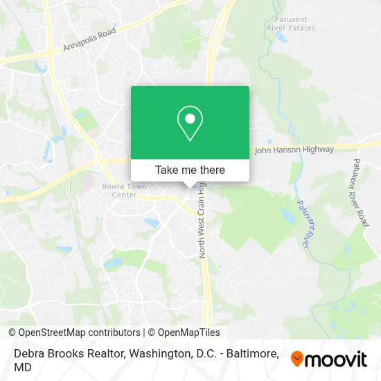 Debra Brooks Realtor map