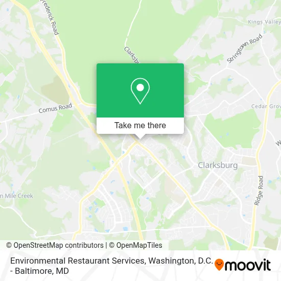 Environmental Restaurant Services map