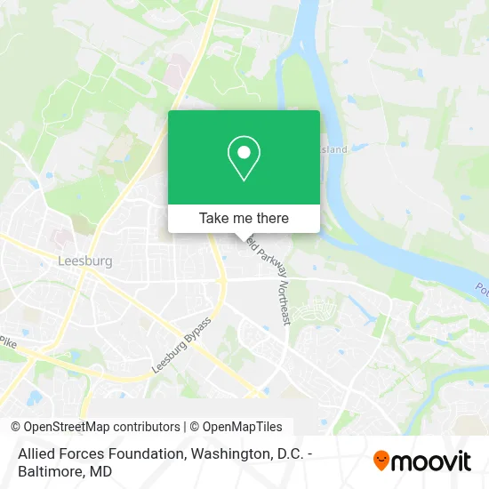 Allied Forces Foundation map