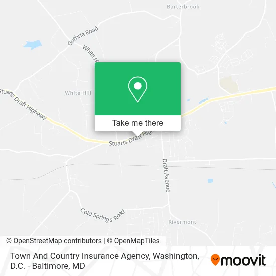 Town And Country Insurance Agency map