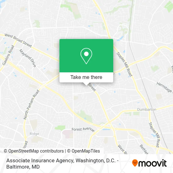 Associate Insurance Agency map