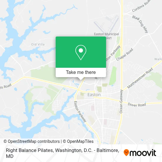 Right Balance Pilates map