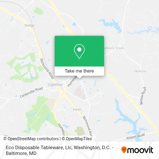 Eco Disposable Tableware, Llc map