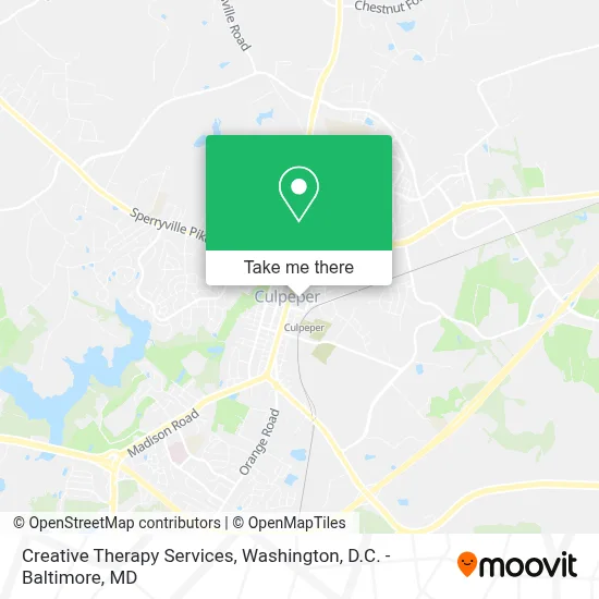 Creative Therapy Services map