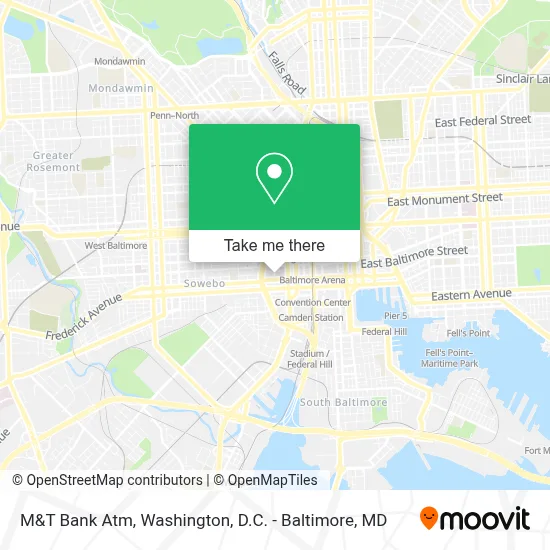 M&T Bank Atm map