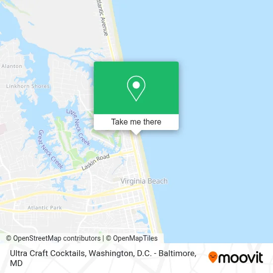 Ultra Craft Cocktails map