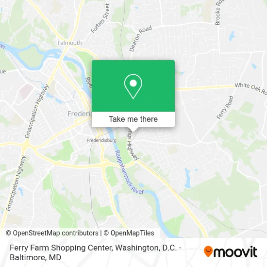Ferry Farm Shopping Center map