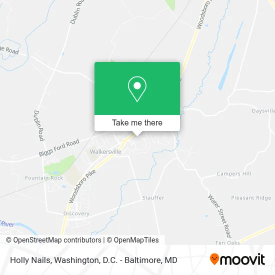 Holly Nails map