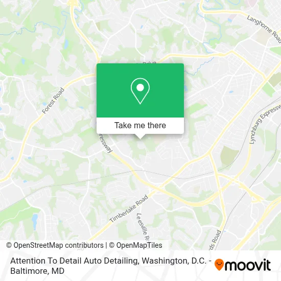 Attention To Detail Auto Detailing map