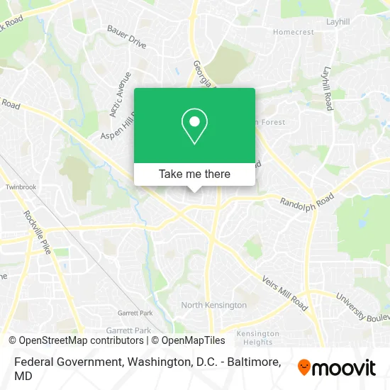 Federal Government map