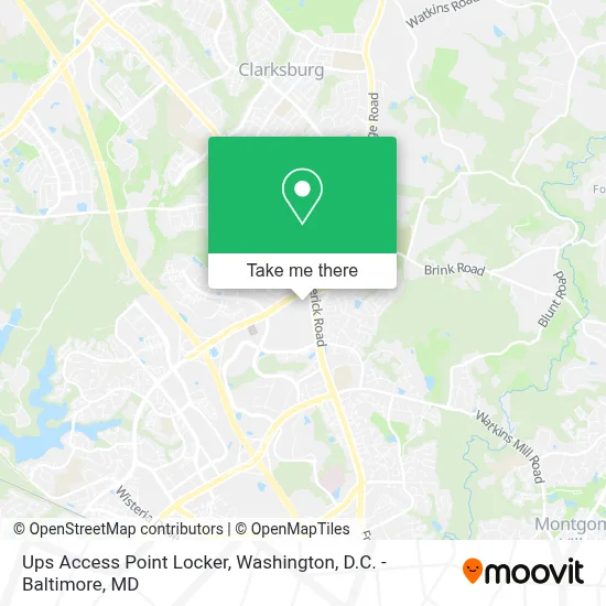 Ups Access Point Locker map