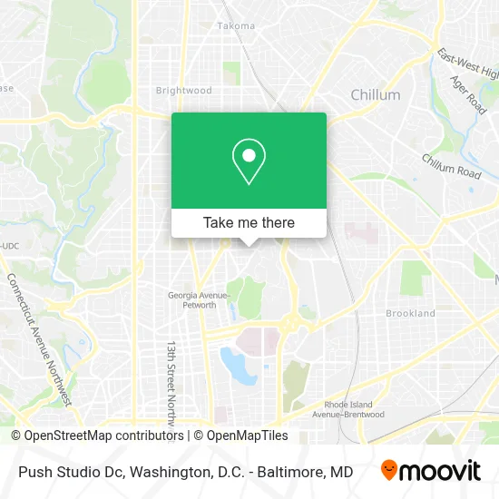 Push Studio Dc map