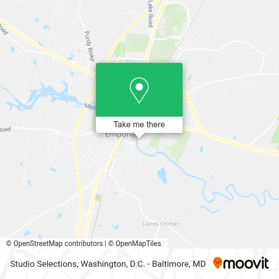 Studio Selections map