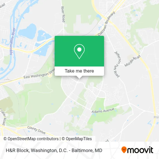H&R Block map