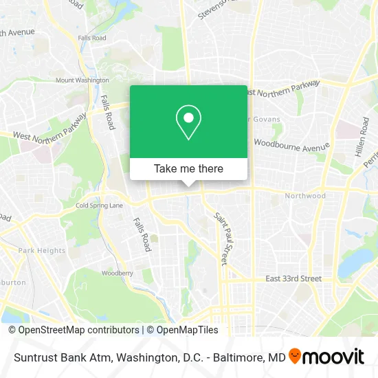 Suntrust Bank Atm map