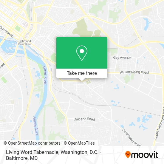 Living Word Tabernacle map
