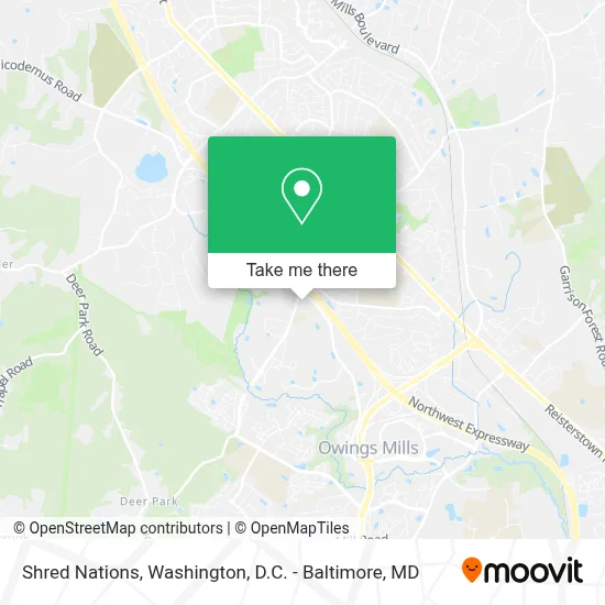 Shred Nations map