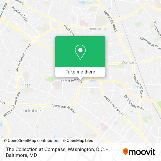 The Collection at Compass map