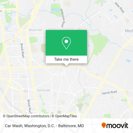 Car Wash map