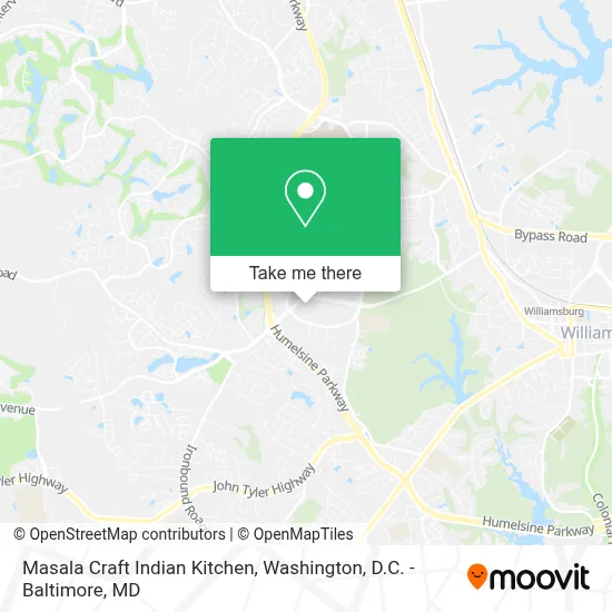 Masala Craft Indian Kitchen map